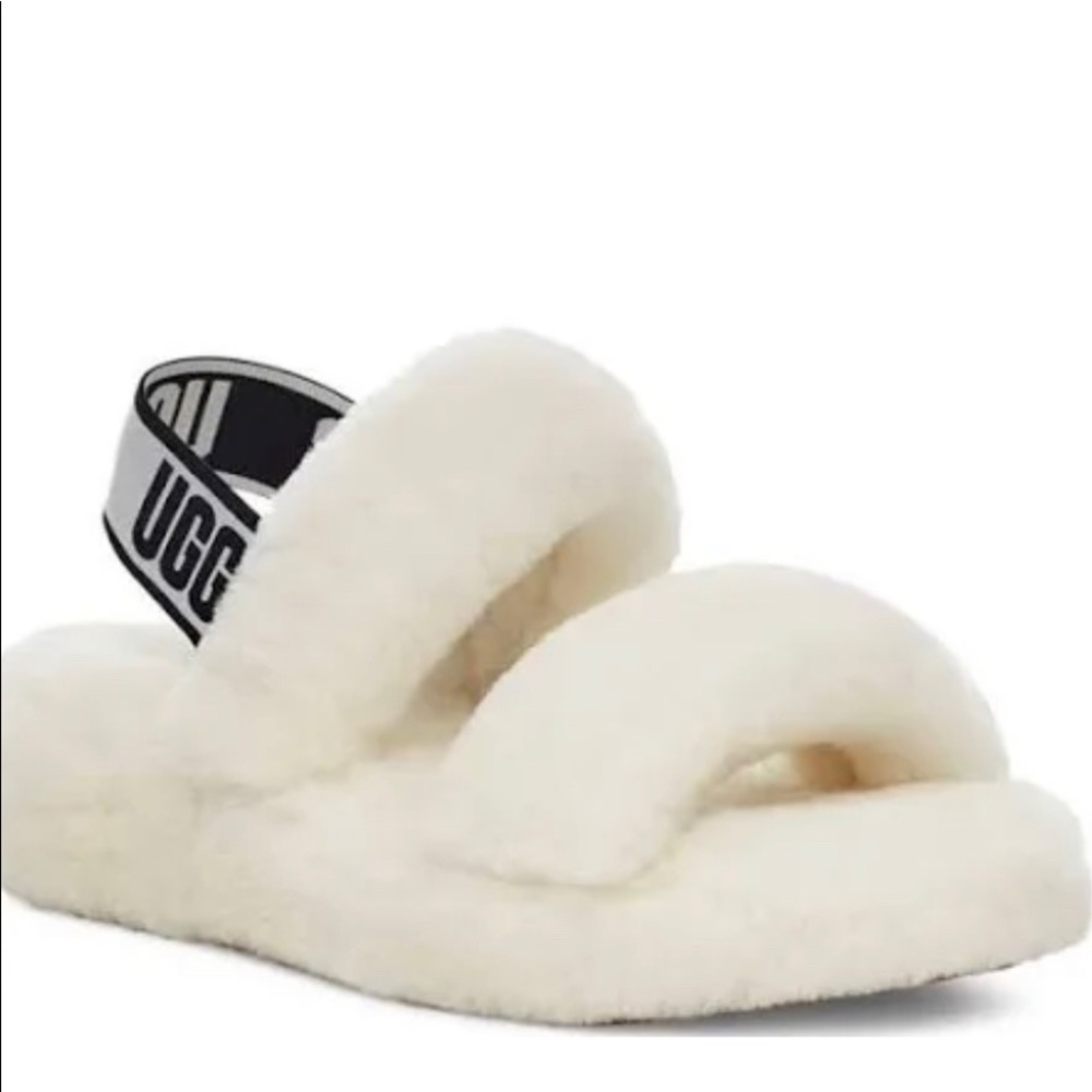 UGG Oh Yeah Slide Fuzzy Slippers